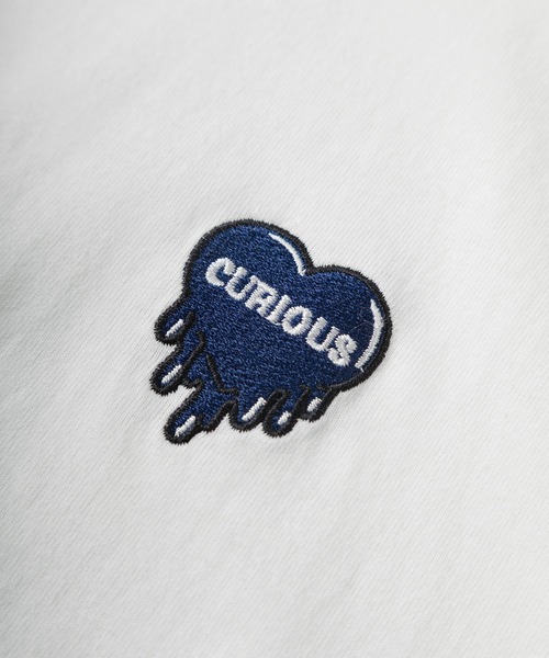 SlashDate(スラッシュデイト)の「【85】別注 ワンポイント ハートロゴ刺繍 クルーネック ロングスリーブTシャツ/ロンT/長袖Tシャツ/ドローコード/ユニセックス/レディース/メンズ【Sサイズ~Lサイズ】(Tシャツ/カットソー・メンズ・ホワイト/ホワイト系/ホワイト系1/ホワイト系2/ブラック/ブラック系/ブラック系1/ブラック系2/ピンク/ピンク系・M/L/S)」の12枚目の写真