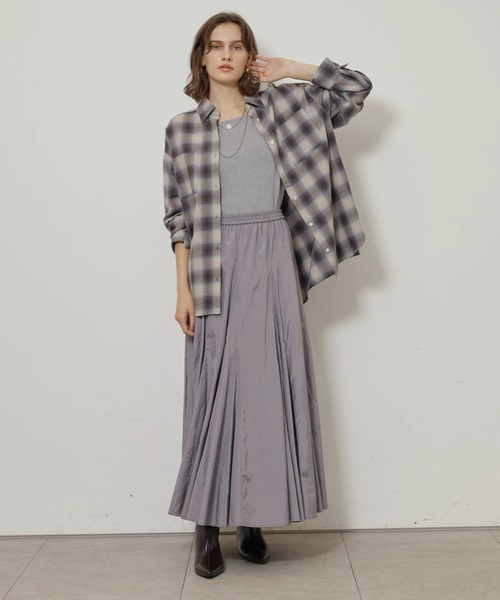 CADUNE(カデュネ)の「ネルシャツ(シャツ/ブラウス・レディース・ライトグレー・38)」の7枚目の写真