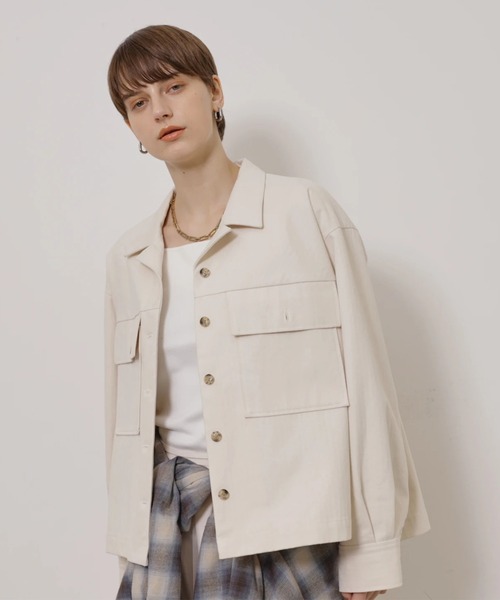 CADUNE(カデュネ)の「ネルシャツ(シャツ/ブラウス・レディース・ライトグレー・38)」の9枚目の写真