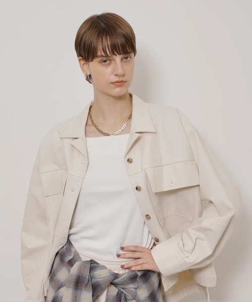 CADUNE(カデュネ)の「ネルシャツ(シャツ/ブラウス・レディース・ライトグレー・38)」の11枚目の写真