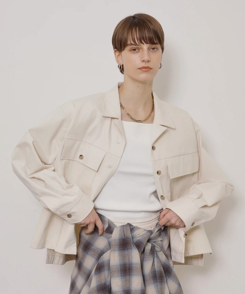 CADUNE(カデュネ)の「ネルシャツ(シャツ/ブラウス・レディース・ライトグレー・38)」の14枚目の写真