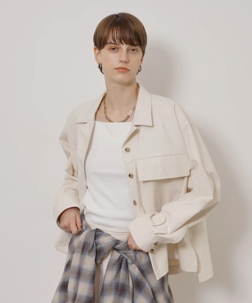 CADUNE(カデュネ)の「ネルシャツ(シャツ/ブラウス・レディース・ライトグレー・38)」の15枚目の写真