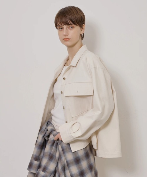 CADUNE(カデュネ)の「ネルシャツ(シャツ/ブラウス・レディース・ライトグレー・38)」の16枚目の写真