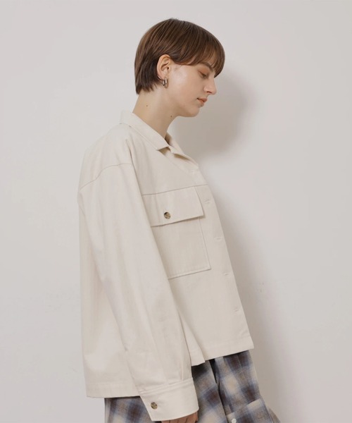 CADUNE(カデュネ)の「ネルシャツ(シャツ/ブラウス・レディース・ライトグレー・38)」の17枚目の写真