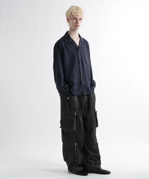 HARE（ハレ）の「【SET UP対応】ZIPユーティリティカーゴパンツ(HARE)（カーゴパンツ・メンズ・レッド/ブラック/グレー・MEDIUM/SMALL）」の6枚目の写真