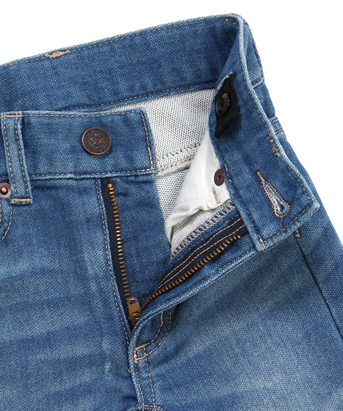 glamb mini（グラムミニ）の「Nelson pants（デニムパンツ・キッズ・インディゴブルー/ライトインディゴブルー・1/3/2/4）」の6枚目の写真