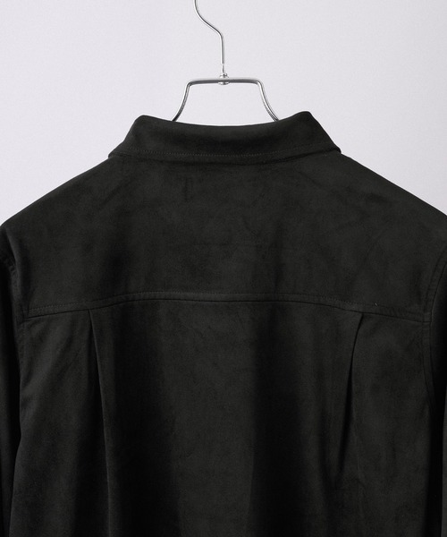 CLEL（クレイル）の「【CLEL】Double Tech Fade Regular Collar Shirt / ダブルテックフェード レギュラーカラーシャツ【セットアップ対応】（シャツ/ブラウス・メンズ・チャコールグレー/グレイッシュベージュ/ブラック/ブラウン・L/XS/S/M）」の15枚目の写真