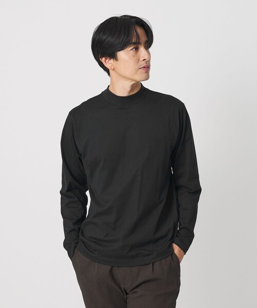 BEAUTY&YOUTH UNITED ARROWS（ビューティーアンドユースユナイテッドアローズ）の「デオドラント クリア コットン ジャケット Tシャツ 抗菌防臭 吸水速乾 UVカット（Tシャツ/カットソー・メンズ・ブラック/ライトグレー/ホワイト・L/XL/S/M）」の2枚目の写真