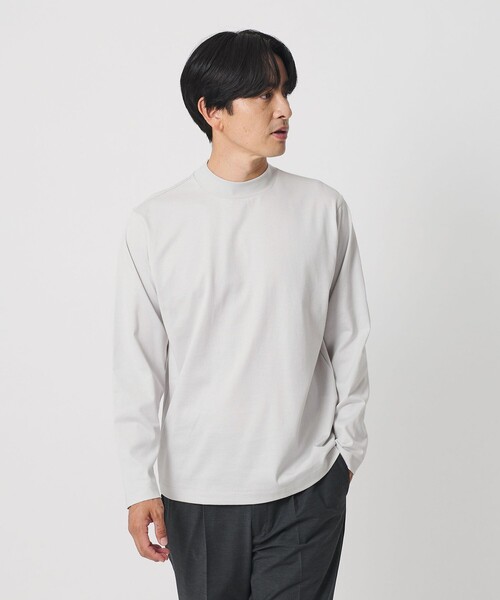 BEAUTY&YOUTH UNITED ARROWS（ビューティーアンドユースユナイテッドアローズ）の「デオドラント クリア コットン ジャケット Tシャツ 抗菌防臭 吸水速乾 UVカット（Tシャツ/カットソー・メンズ・ブラック/ライトグレー/ホワイト・L/XL/S/M）」の4枚目の写真