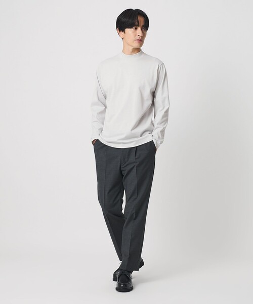 BEAUTY&YOUTH UNITED ARROWS（ビューティーアンドユースユナイテッドアローズ）の「デオドラント クリア コットン ジャケット Tシャツ 抗菌防臭 吸水速乾 UVカット（Tシャツ/カットソー・メンズ・ブラック/ライトグレー/ホワイト・L/XL/S/M）」の5枚目の写真