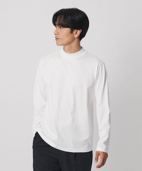BEAUTY&YOUTH UNITED ARROWS（ビューティーアンドユースユナイテッドアローズ）の「デオドラント クリア コットン ジャケット Tシャツ 抗菌防臭 吸水速乾 UVカット（Tシャツ/カットソー・メンズ・ブラック/ライトグレー/ホワイト・L/XL/S/M）」の6枚目の写真