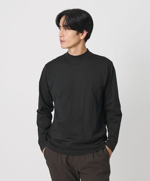 BEAUTY&YOUTH UNITED ARROWS（ビューティーアンドユースユナイテッドアローズ）の「デオドラント クリア コットン ジャケット Tシャツ 抗菌防臭 吸水速乾 UVカット（Tシャツ/カットソー・メンズ・ブラック/ライトグレー/ホワイト・L/XL/S/M）」の7枚目の写真