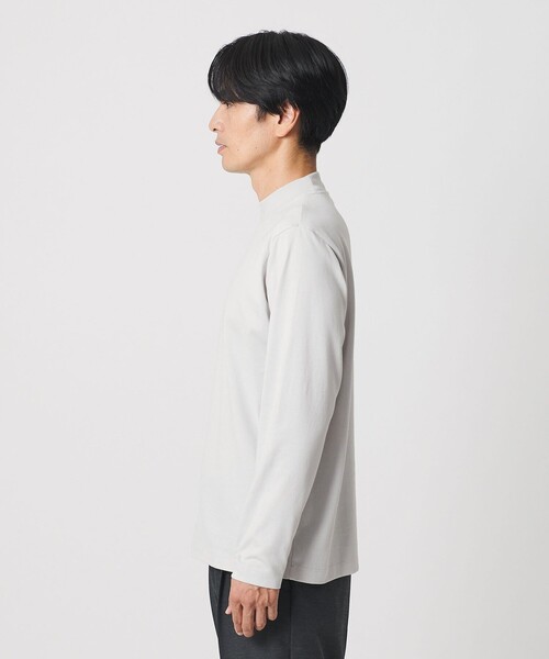 BEAUTY&YOUTH UNITED ARROWS（ビューティーアンドユースユナイテッドアローズ）の「デオドラント クリア コットン ジャケット Tシャツ 抗菌防臭 吸水速乾 UVカット（Tシャツ/カットソー・メンズ・ブラック/ライトグレー/ホワイト・L/XL/S/M）」の9枚目の写真