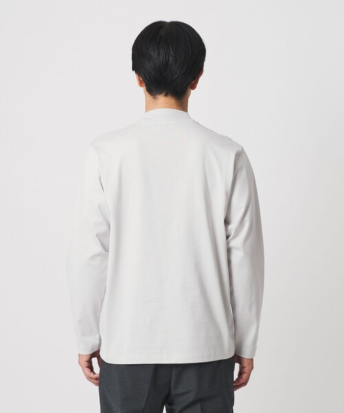 BEAUTY&YOUTH UNITED ARROWS（ビューティーアンドユースユナイテッドアローズ）の「デオドラント クリア コットン ジャケット Tシャツ 抗菌防臭 吸水速乾 UVカット（Tシャツ/カットソー・メンズ・ブラック/ライトグレー/ホワイト・L/XL/S/M）」の10枚目の写真