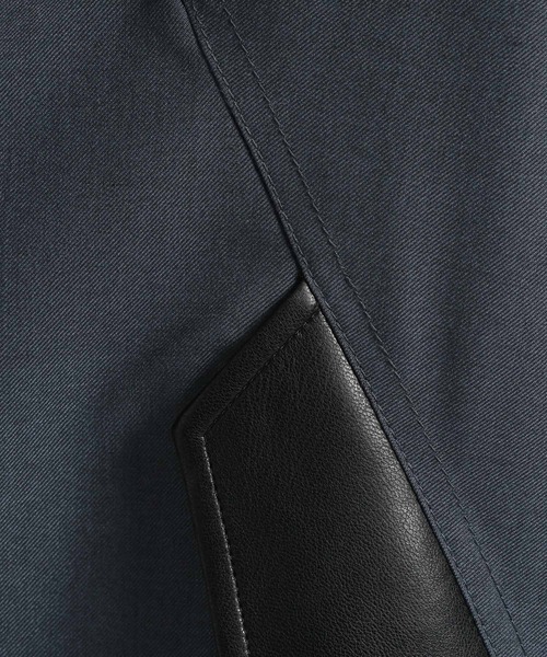 HARE（ハレ）の「【合成皮革】レザーキリカエトレンチブルゾン(HARE)（ブルゾン・メンズ・ブラック/ブルー/ブラウン・FREE）」の20枚目の写真