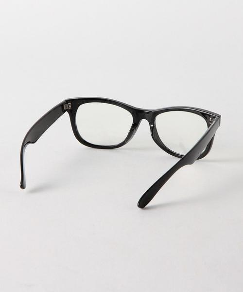 coen（コーエン）の「ウェリントンクリアレンズメガネ（メガネ・メンズ・ブラック/ブラウン・フリー）」の4枚目の写真