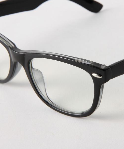 coen（コーエン）の「ウェリントンクリアレンズメガネ（メガネ・メンズ・ブラック/ブラウン・フリー）」の5枚目の写真