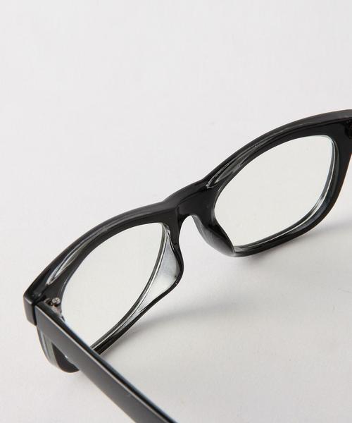 coen（コーエン）の「ウェリントンクリアレンズメガネ（メガネ・メンズ・ブラック/ブラウン・フリー）」の6枚目の写真