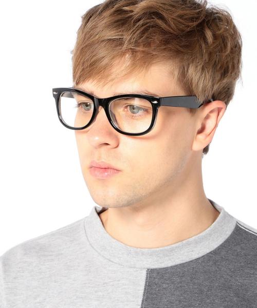 coen（コーエン）の「ウェリントンクリアレンズメガネ（メガネ・メンズ・ブラック/ブラウン・フリー）」の11枚目の写真