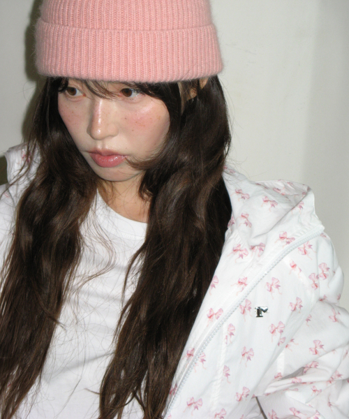 RONRON（ロンロン）の「DOUBLE RIBBON PATTERN WINDBREAKER WHITE（その他アウター・レディース・その他・FREE）」の5枚目の写真