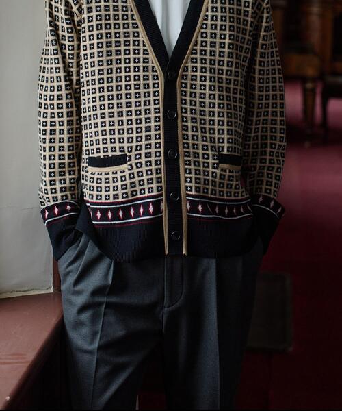 TAKEO KIKUCHI(タケオキクチ)の「【BOWLER HAT LABEL】ウォームストレッチ ワイドパンツ(スラックス・メンズ・ダークブラウン/チャコールグレー・02/03/04)」の12枚目の写真