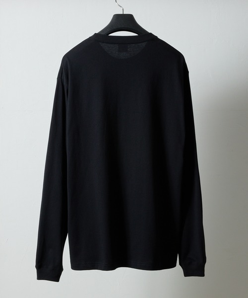 NUMBER (N)INE(ナンバーナイン)の「BASIC HEM PRINTED POCKET L/S T-SHIRT / ベーシック ワンポイント ロゴプリント ポケット ロンT(Tシャツ/カットソー・メンズ・ホワイト/ブラック/チャコール・M/L/XL)」の15枚目の写真