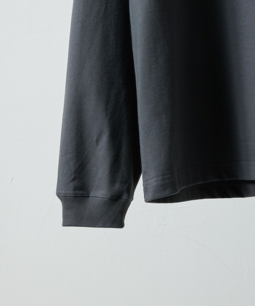 NUMBER (N)INE(ナンバーナイン)の「BASIC HEM PRINTED POCKET L/S T-SHIRT / ベーシック ワンポイント ロゴプリント ポケット ロンT(Tシャツ/カットソー・メンズ・ホワイト/ブラック/チャコール・M/L/XL)」の19枚目の写真