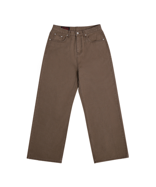 REFLYPERKY（リフライパーキー）の「[Everyday] MN ウェアエバー ワイドデニム (3colors)（デニムパンツ・メンズ・ブラック/ブラウン/ダークインディゴブルー・SMALL/MEDIUM/LARGE/X-LARGE）」の3枚目の写真