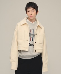 【eL】Boucle Wool Blouson/1057241