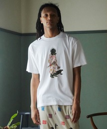 STOF（ストフ）の「PIGMENT-DYED TEE（FLOWER DRIFTER）（Tシャツ/カットソー）」
