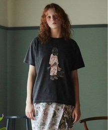 STOF（ストフ）の「PIGMENT-DYED TEE（FLOWER DRIFTER）（Tシャツ/カットソー）」