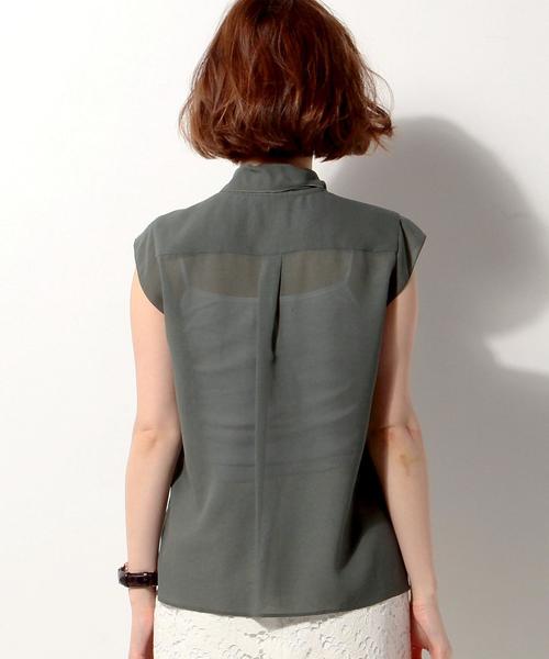 ユナイテッドアローズ UNITED ARROWS ストライプ リボン ブラウス ユナイテッドアローズ UNITED ARROWS ストライプ リボン ブラウス