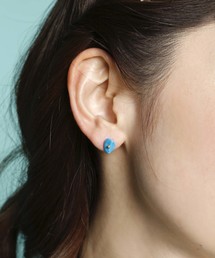 PLAIN CLOTHING | ロングHITアイテム★ミニカラーストーンピアス(ピアス（両耳用）)