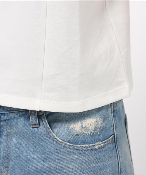 earth music&ecology(アースミュージックアンドエコロジー)の「【2016Summer】ポンチパフスリーブプルオーバー(Tシャツ/カットソー・レディース・ライトピンク/サックスブルー/オフホワイト/ラベンダー・SMALL/MEDIUM)」の10枚目の写真