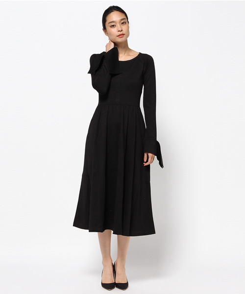 G V G V ジーヴィージーヴィー の Jersey Cuff Dress ワンピース Wear