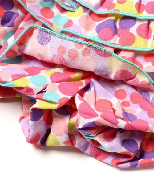 fafa（フェフェ）の「NEPHELI | フリルブルマー - フラワー（その他パンツ・キッズ・ピンク系その他/ホワイト系その他/レモンイエロー・80/90）」の6枚目の写真