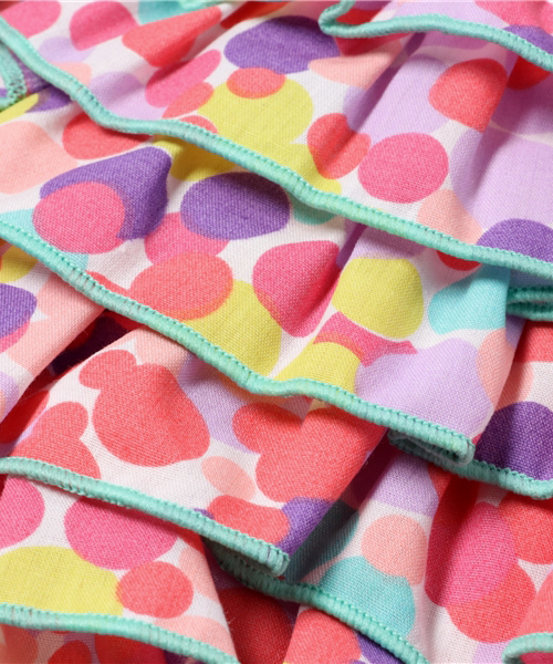 fafa（フェフェ）の「NEPHELI | フリルブルマー - フラワー（その他パンツ・キッズ・ピンク系その他/ホワイト系その他/レモンイエロー・80/90）」の8枚目の写真