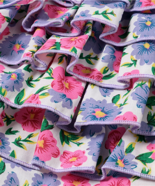 fafa（フェフェ）の「NEPHELI | フリルブルマー - フラワー（その他パンツ・キッズ・ピンク系その他/ホワイト系その他/レモンイエロー・80/90）」の9枚目の写真