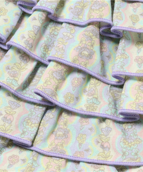 fafa（フェフェ）の「NEPHELI | フリルブルマー - フラワー（その他パンツ・キッズ・ピンク系その他/ホワイト系その他/レモンイエロー・80/90）」の10枚目の写真