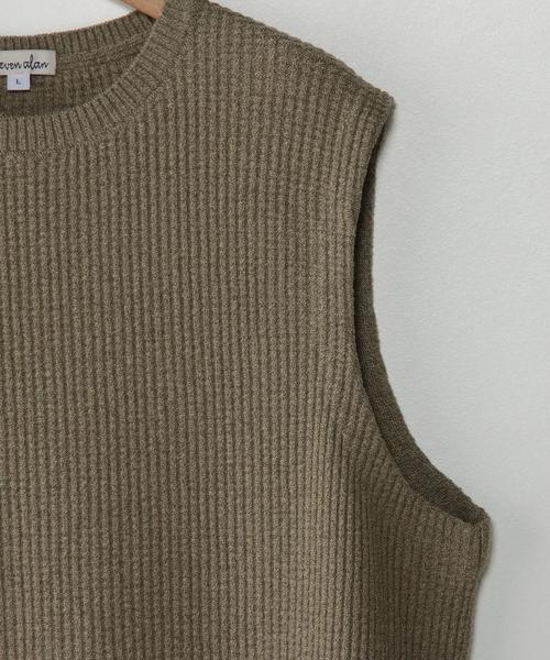 Steven Alan（スティーブンアラン）の「＜Steven Alan＞ R/C/LI KANOKO VEST/ﾍﾞｽﾄ◆（ベスト・メンズ・パープル/グレー・LARGE/MEDIUM/SMALL）」の5枚目の写真