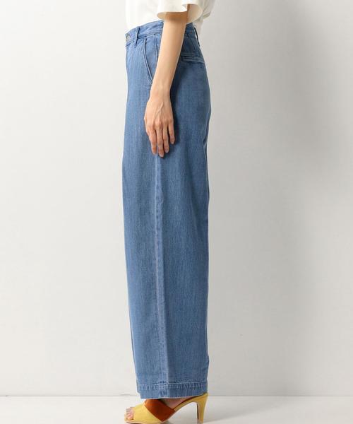 Jewel Changes（ジュエルチェンジズ）の「【WEB限定】◎JC タックワイドパンツ / デニムパンツ（デニムパンツ・レディース・オフホワイト/コバルトブルー・38/36/34）」の14枚目の写真