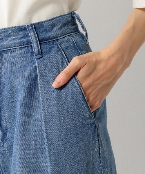 Jewel Changes（ジュエルチェンジズ）の「【WEB限定】◎JC タックワイドパンツ / デニムパンツ（デニムパンツ・レディース・オフホワイト/コバルトブルー・38/36/34）」の17枚目の写真