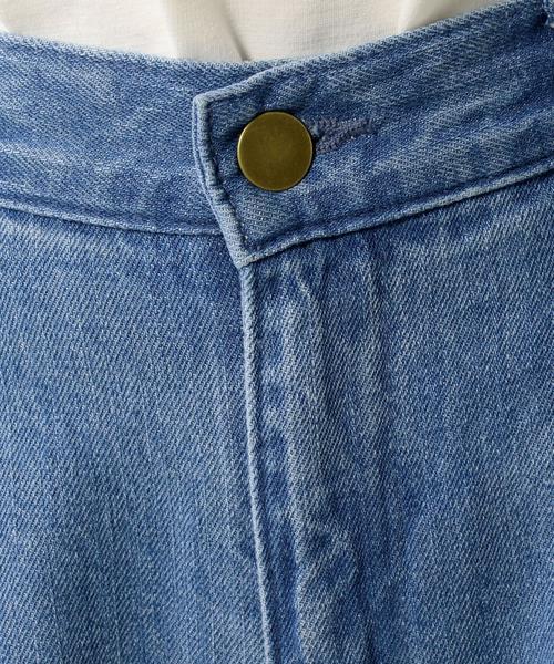 Jewel Changes（ジュエルチェンジズ）の「【WEB限定】◎JC タックワイドパンツ / デニムパンツ（デニムパンツ・レディース・オフホワイト/コバルトブルー・38/36/34）」の8枚目の写真