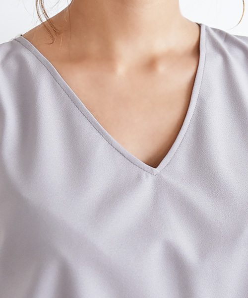 Luz Llena (philter)(ラズレナ フィルター)の「スリットワイドパンツオールインワン/パンツドレス(つなぎ/オールインワン・レディース・グレー/ブラック・MEDIUM/LARGE)」の10枚目の写真