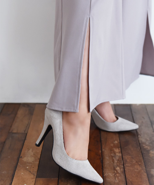 Luz Llena (philter)(ラズレナ フィルター)の「スリットワイドパンツオールインワン/パンツドレス(つなぎ/オールインワン・レディース・グレー/ブラック・MEDIUM/LARGE)」の14枚目の写真