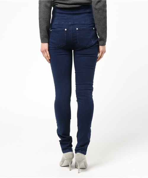 SpRay(スプレイ)の「ハイウエストスキニーパンツ(デニムパンツ・レディース・ネイビー/ブルー/ブラック・SMALL/MEDIUM/LARGE)」の6枚目の写真