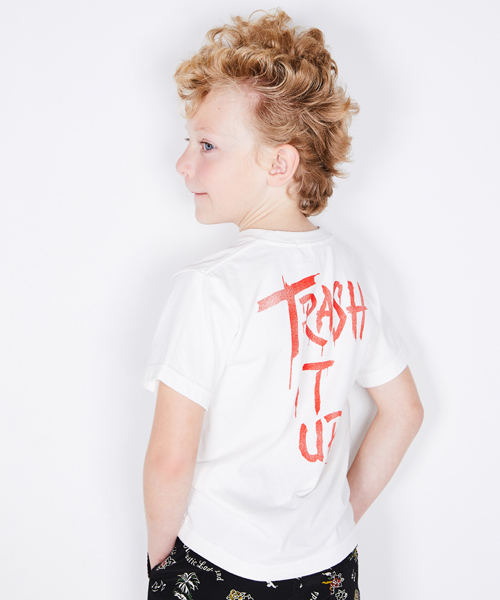 JOEY HYSTERIC(ジョーイヒステリック)の「TRASH IT UP pt Tシャツ【XS/S/M】(Tシャツ/カットソー・キッズ・ブラック/ホワイト/レッド・X-SMALL/MEDIUM/SMALL)」の13枚目の写真
