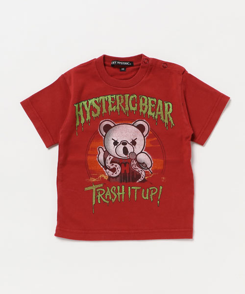 JOEY HYSTERIC(ジョーイヒステリック)の「TRASH IT UP pt Tシャツ【XS/S/M】(Tシャツ/カットソー・キッズ・ブラック/ホワイト/レッド・X-SMALL/MEDIUM/SMALL)」の3枚目の写真
