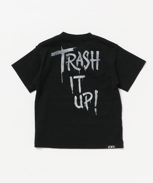 JOEY HYSTERIC(ジョーイヒステリック)の「TRASH IT UP pt Tシャツ【XS/S/M】(Tシャツ/カットソー・キッズ・ブラック/ホワイト/レッド・X-SMALL/MEDIUM/SMALL)」の4枚目の写真