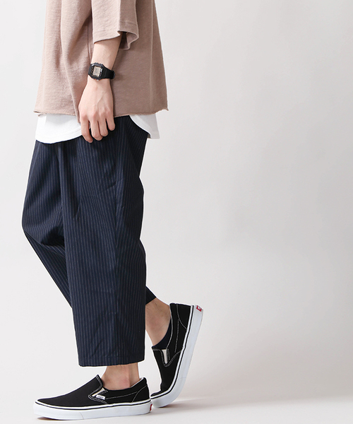 WEGO（ウィゴー）の「WEGO/エアツイルワイドアンクルパンツ（その他パンツ・メンズ・グレー系その他4/ブラック/ブルー系その他4・LARGE/MEDIUM）」の21枚目の写真